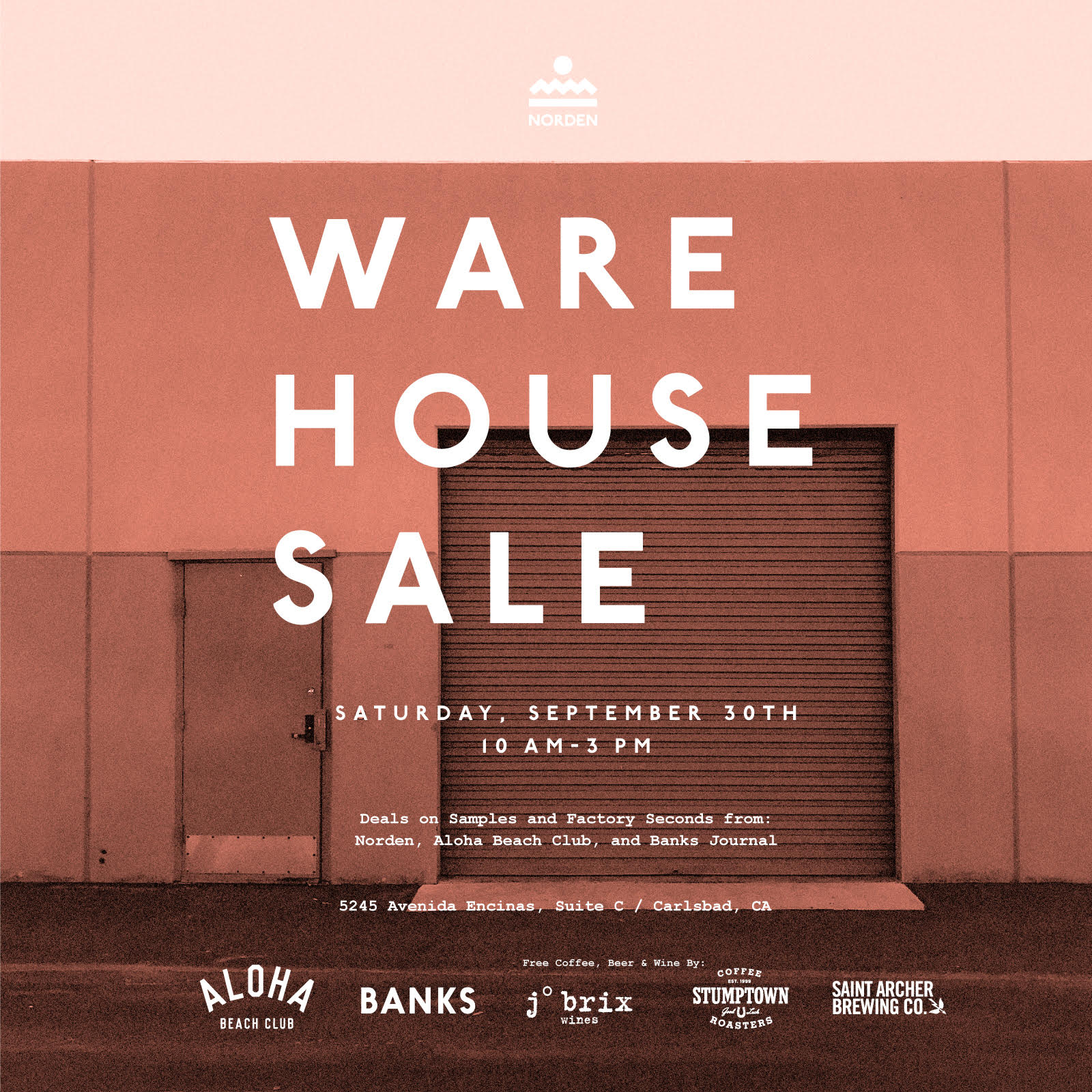 Warehouse Sale 9/29/17