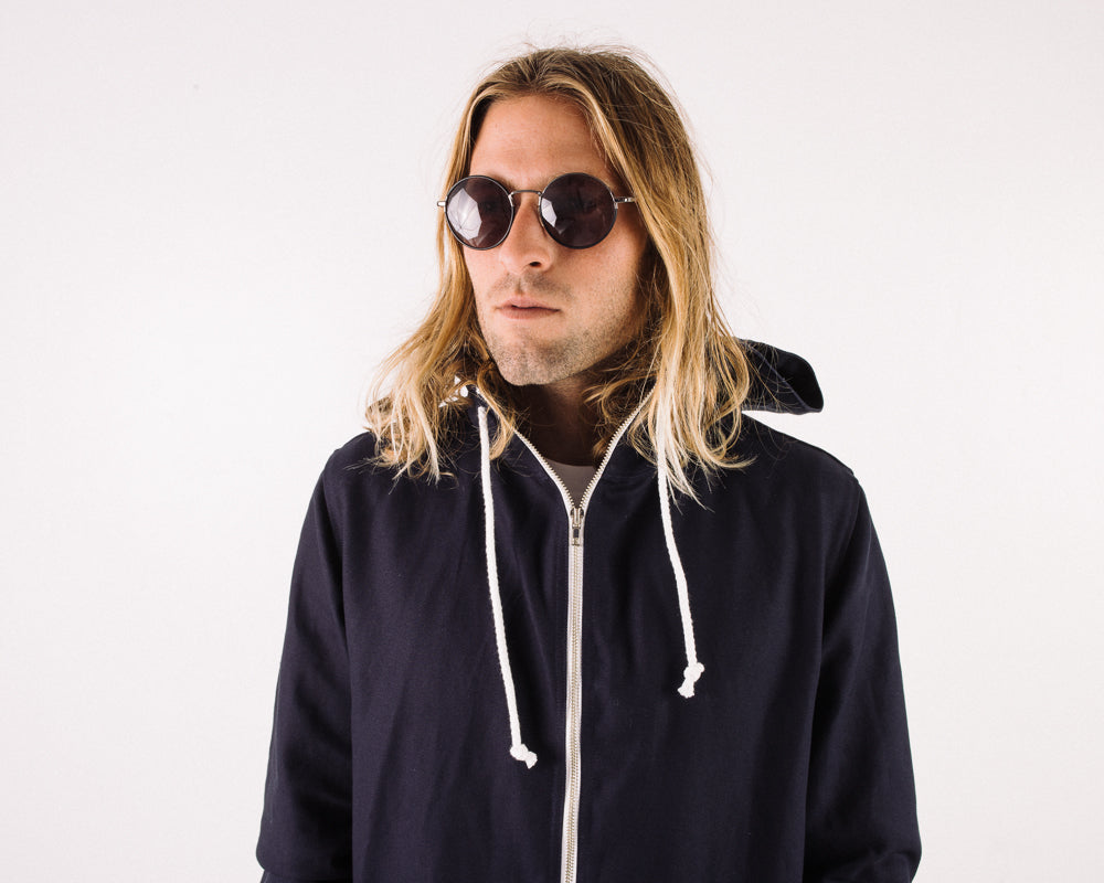 Aloha Beach Club - Konia Canvas Parka in Navy - Aloha Beach Club