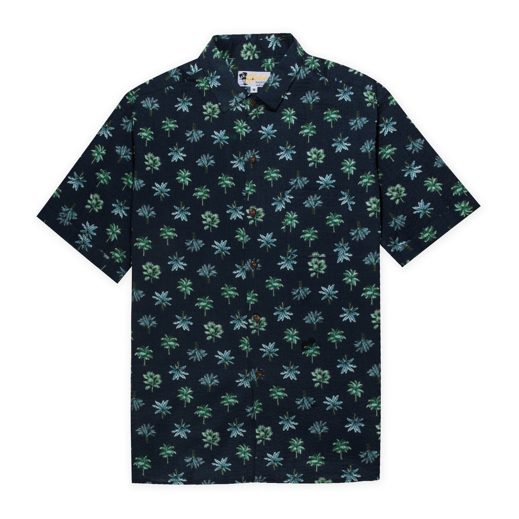 Aloha Beach Club - Kamaka Navy Short Sleeve Aloha Shirt - Aloha Beach Club