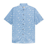 Aloha Beach Club - Lanikai Sea Blue Short Sleeve Aloha Shirt - Aloha Beach Club