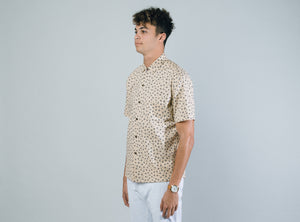 Aloha Beach Club - Pearl City Natural Short Sleeve Aloha Shirt - Aloha Beach Club