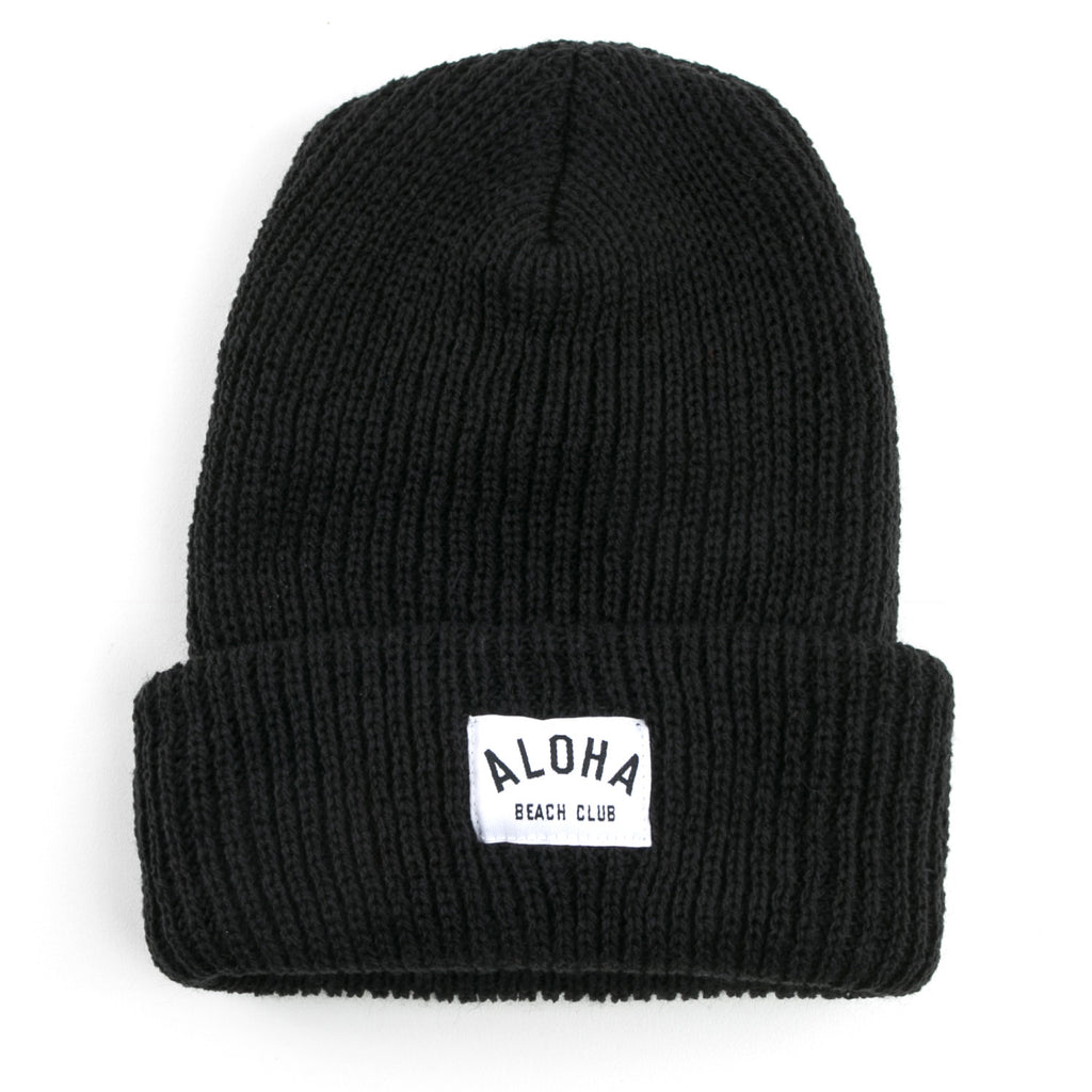 Aloha Beach Club - Charlie Beanie Black - Aloha Beach Club