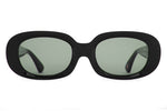 CRAP EYEWEAR - The Bikini Vision Gloss Black Acetate w/ Vintage Green CR-39 Lenses