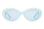 CRAP EYEWEAR - The Love Tempo Gloss Sky Blue & White Clouds w/ Light Blue CR-39 Lenses