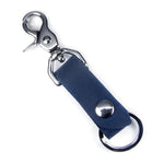 Friday & River - Leather Key Clip Oiled Indigo