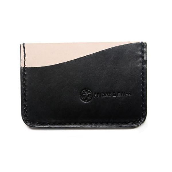 Friday & River - Tri-Pocket Card Holder Black