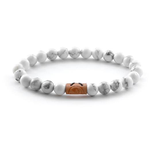 Friday & River - Snow Round Stone Bracelet