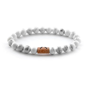 Friday & River - Snow Round Stone Bracelet