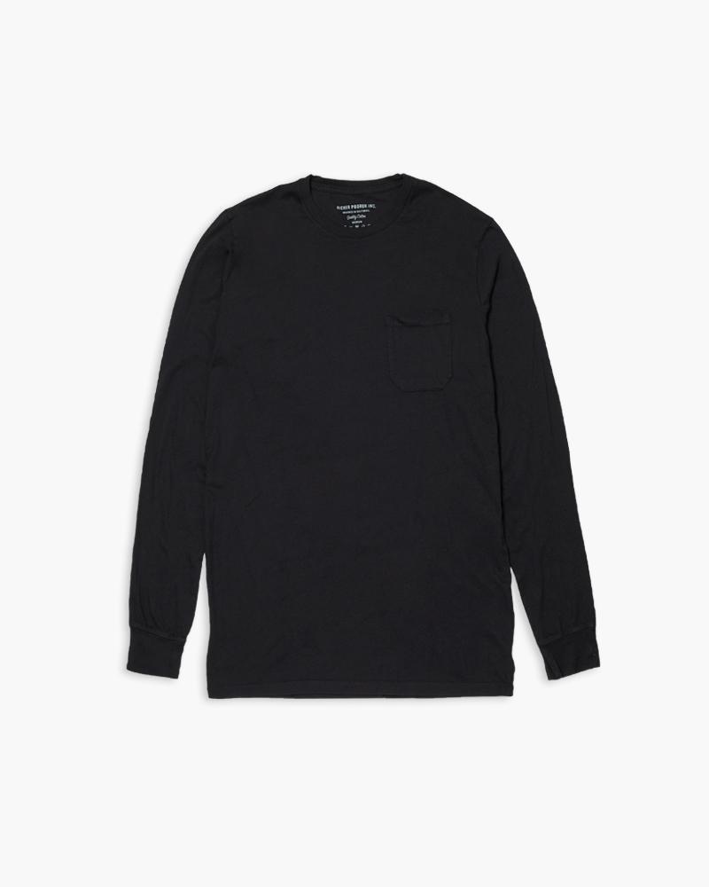 RICHER POORER - Long Sleeve Crew Tee Black