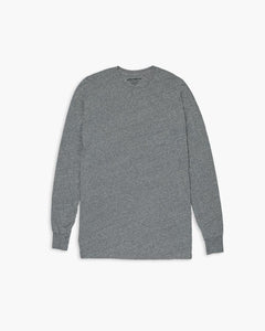 RICHER POORER - Long Sleeve Crew Tee Heather Grey