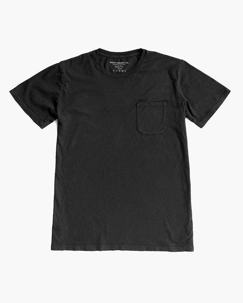 RICHER POORER - Pocket Tee Black