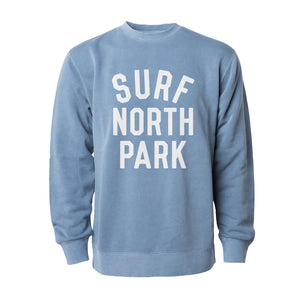 Aloha Beach Club - Surf North Park Faded Blue Sweatshirt - Aloha Beach Club