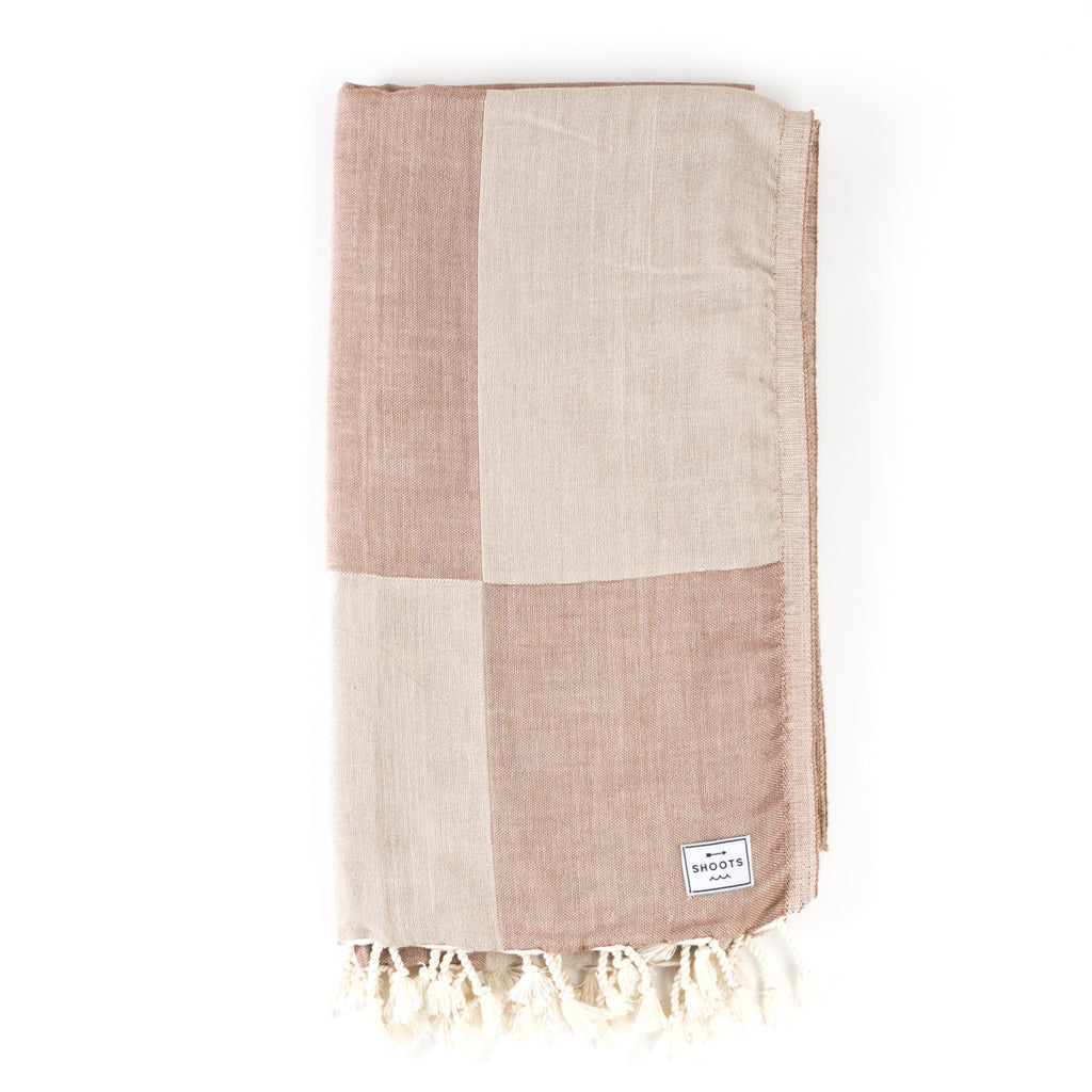 Shoots - Tribe Towel Natural Colorblock