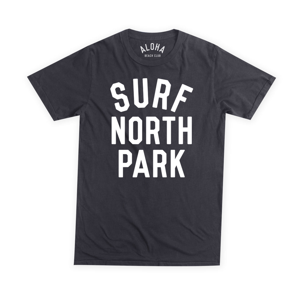 Aloha Beach Club - Surf North Park Black Tee - Aloha Beach Club