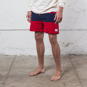 Aloha Beach Club - Tucker Trunk in Red and Navy - Aloha Beach Club