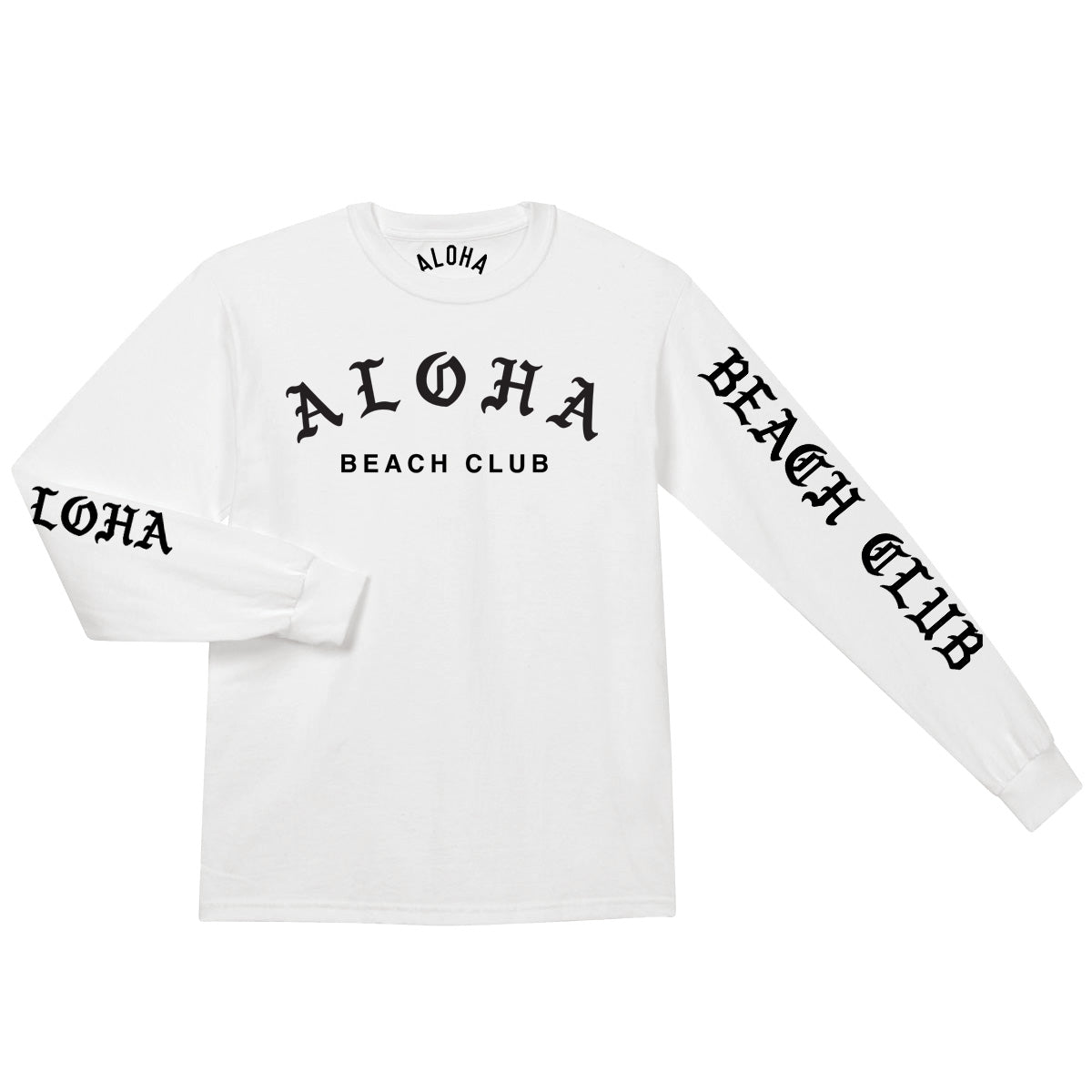 Aloha Beach Club - Venice Long Sleeve Shirt White - Aloha Beach Club