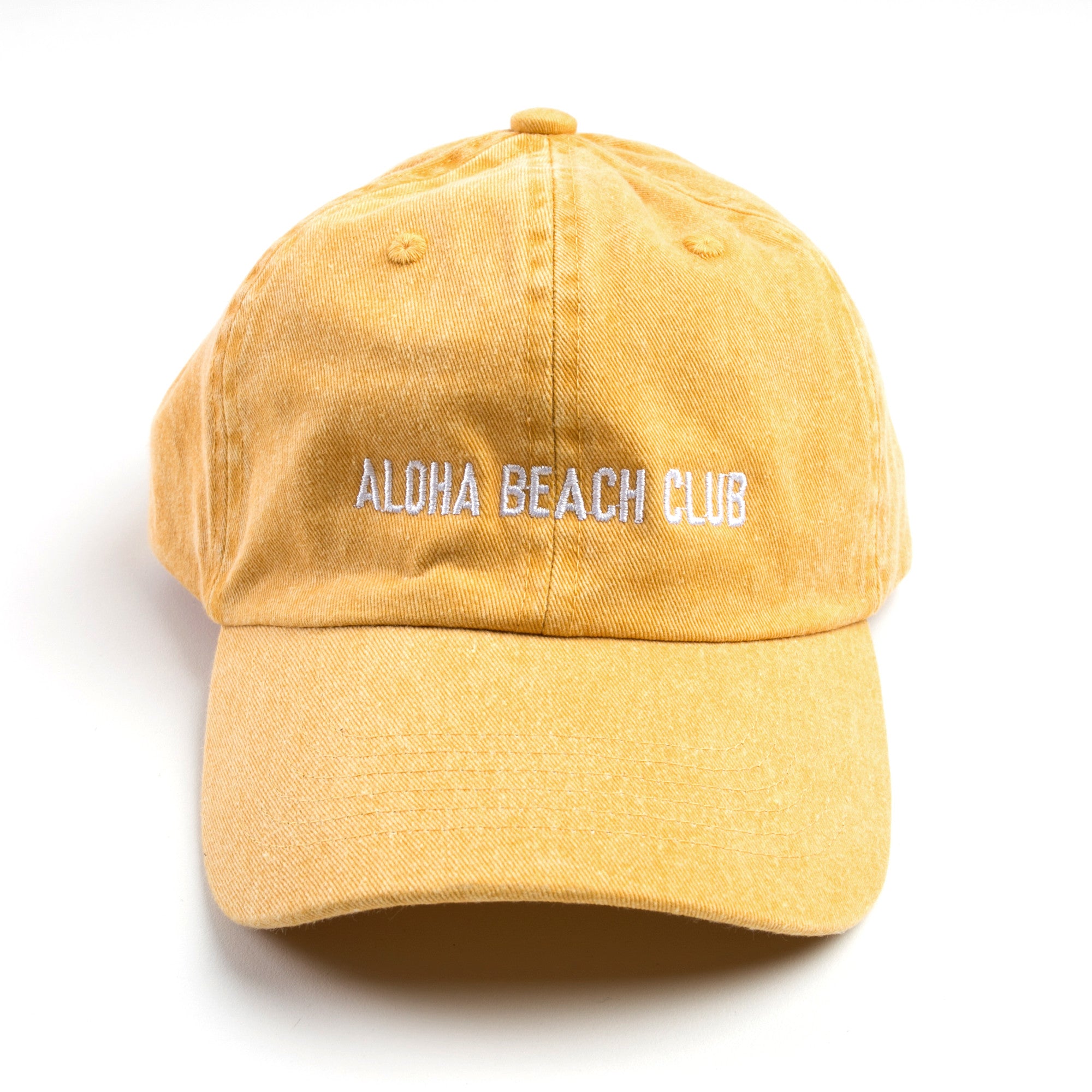 Aloha Beach Club - ABC Polo Cap Washed Gold - Aloha Beach Club