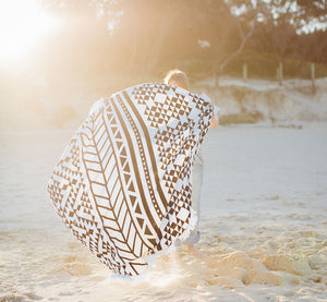 The Beach People - Aztec Round Towel