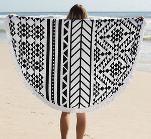 The Beach People - Aztec Round Towel
