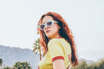 CRAP EYEWEAR - The Love Tempo Gloss Sky Blue & White Clouds w/ Light Blue CR-39 Lenses