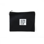 Aloha Beach Club - Cotton Canvas Dopp Kit Black - Aloha Beach Club