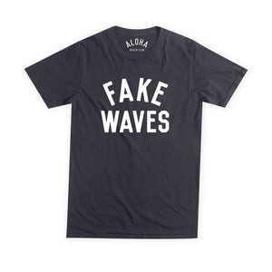 Aloha Beach Club - Fake Waves Tee Black - Aloha Beach Club