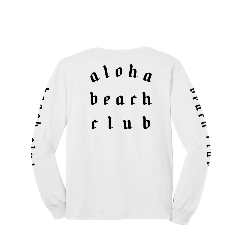 Aloha Beach Club - League Long Sleeve White - Aloha Beach Club