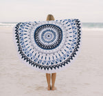 The Beach People - Majorelle Round Towel