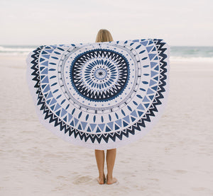The Beach People - Majorelle Round Towel
