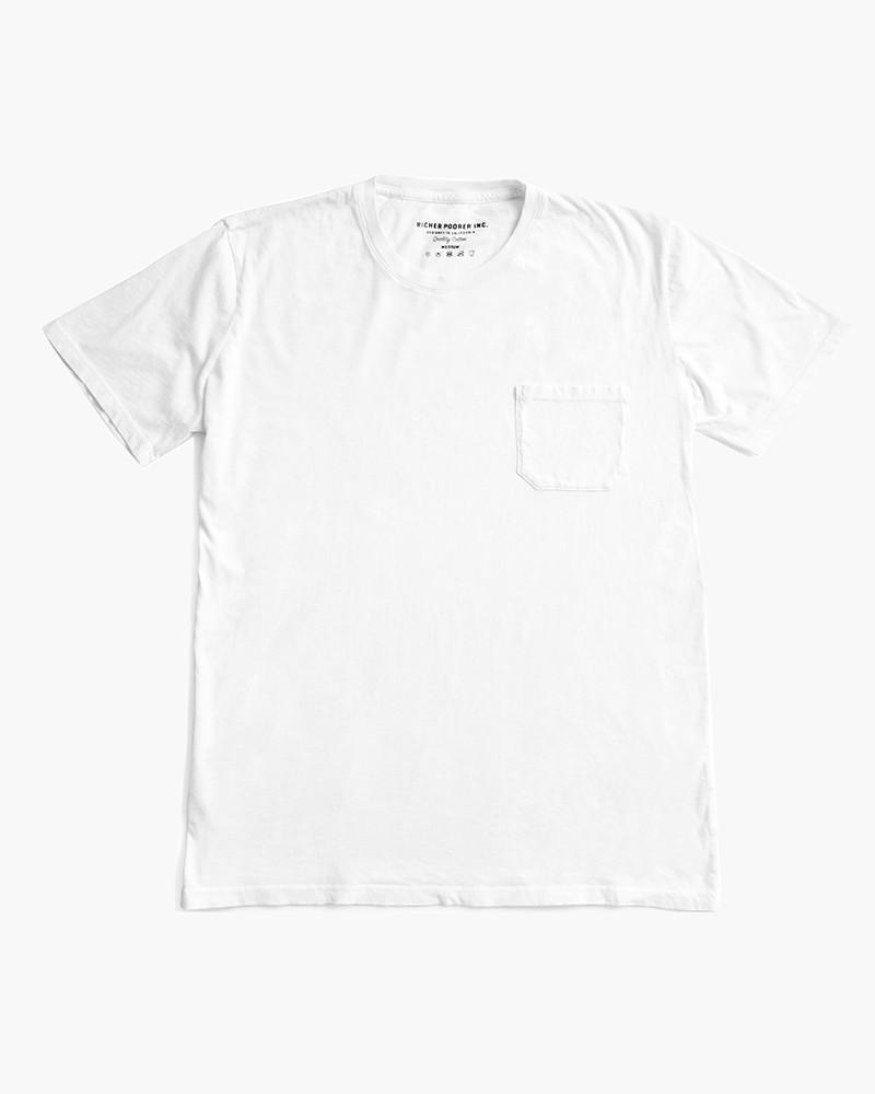 RICHER POORER - Pocket Tee White