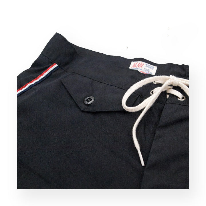 M. Nii - The Senator Black Sand Surf Trunks