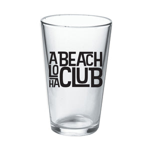 Aloha Beach Club -  Tiki Pint Glass - Aloha Beach Club