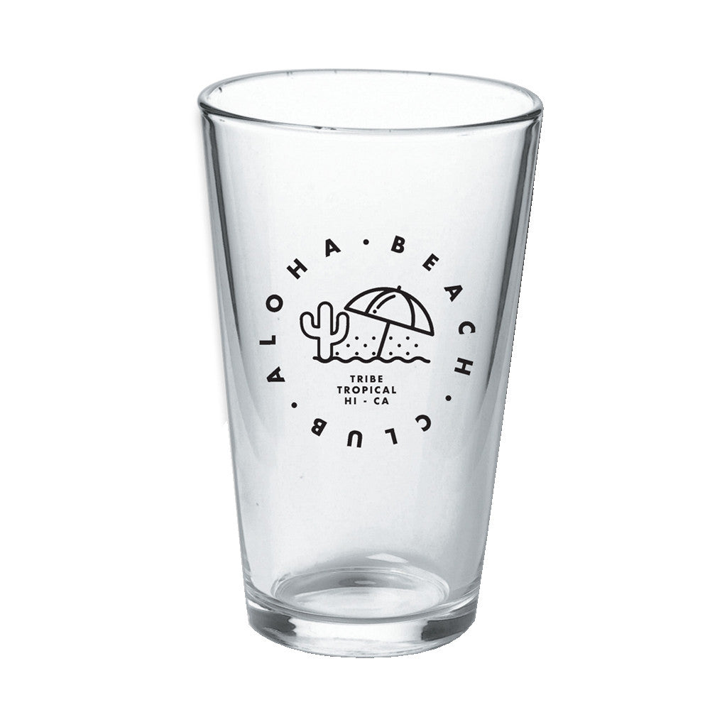 Aloha Beach Club -  Tribe Tropical Pint Glass - Aloha Beach Club