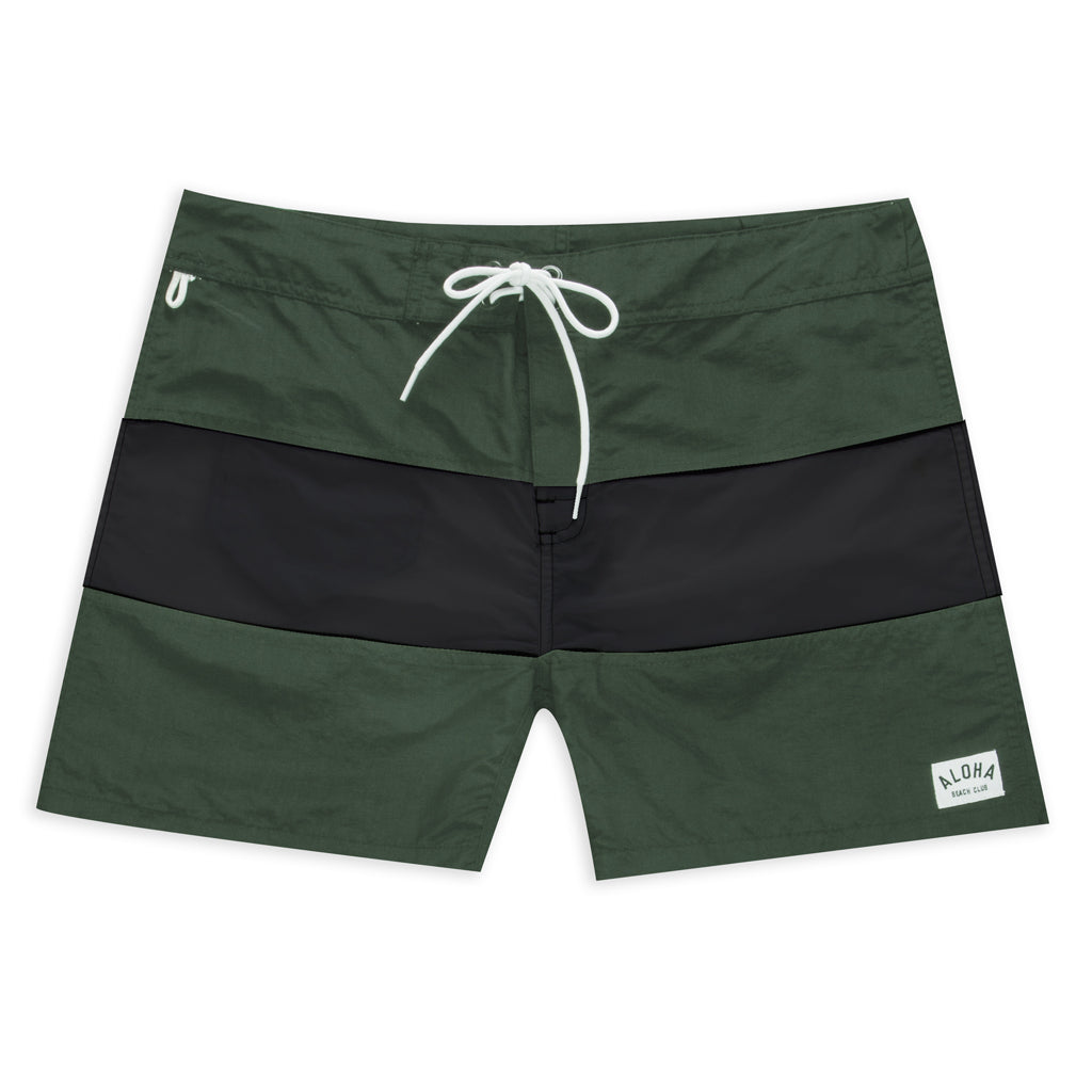 Aloha Beach Club - Tucker Trunk Black and Military - Aloha Beach Club