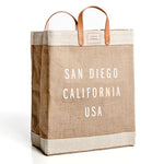 Apolis + Aloha Beach Club - San Diego Market Bag - Aloha Beach Club