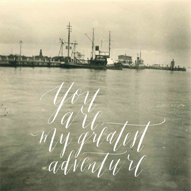 Dear Darling Calligraphy - Embark Print