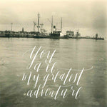 Dear Darling Calligraphy - Embark Print