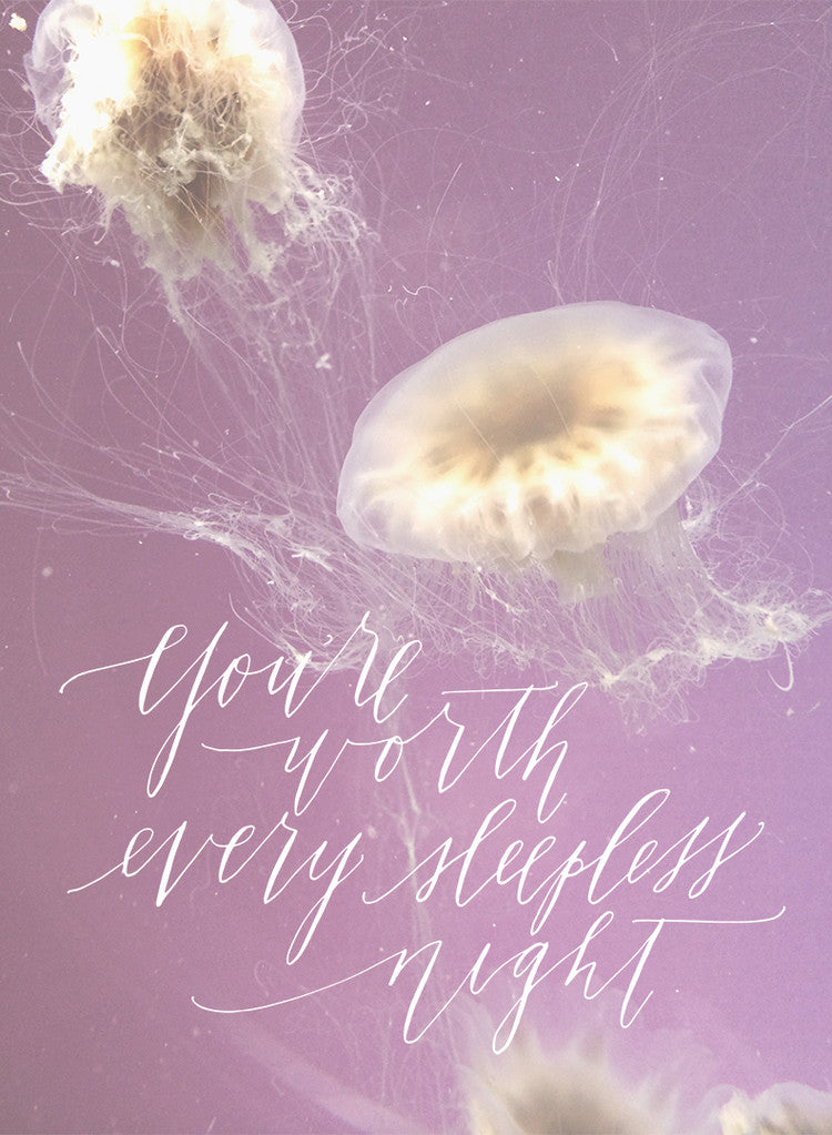 Dear Darling Calligraphy - Restless Print